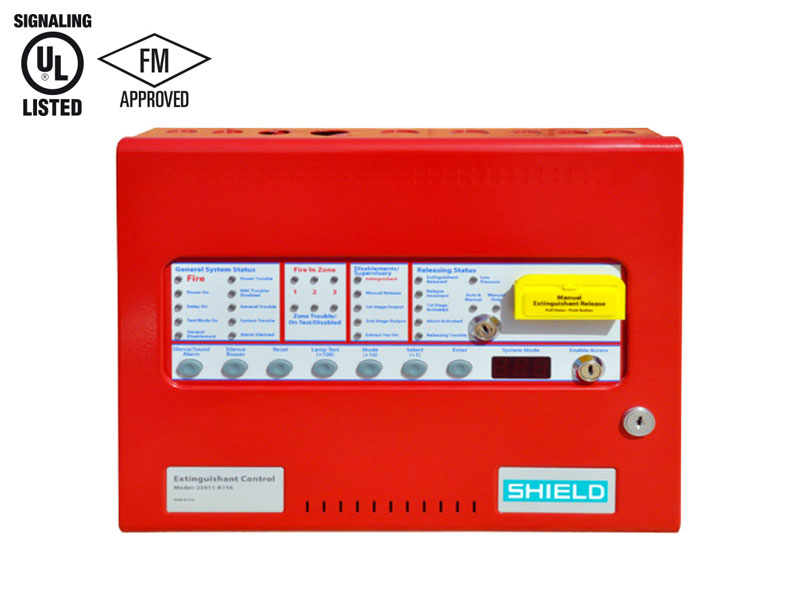 Extinguishant Control Panel Shield Fire Safety Security Ltd